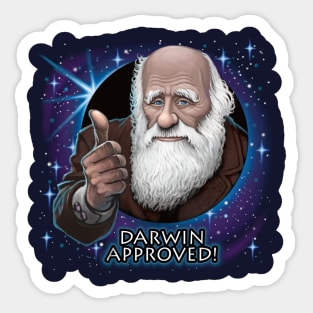 Darwin Approved! Sticker